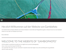 Tablet Screenshot of gambiofoto.com